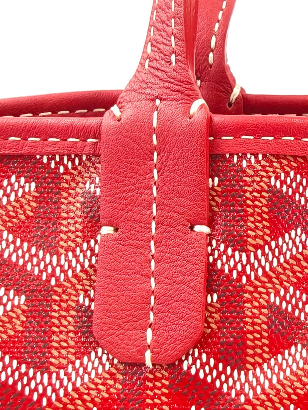 GOYARD ゴヤール ANJOU 安灼丽 托特包 迷你手拿包 红色 管理编号：11487