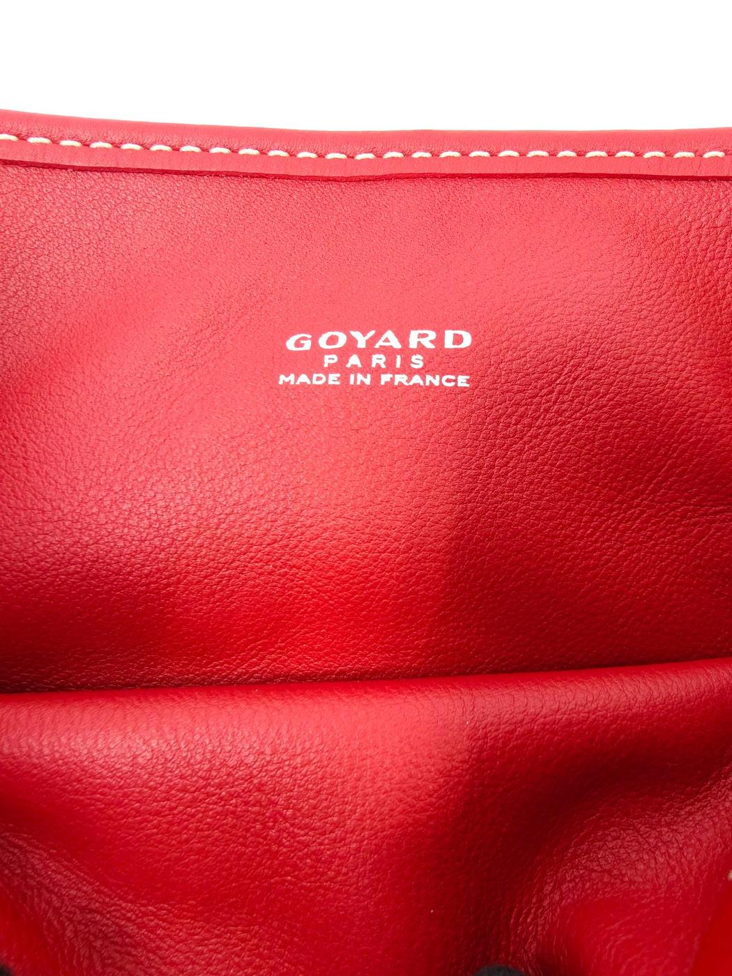 GOYARD ゴヤール ANJOU 安灼丽 托特包 迷你手拿包 红色 管理编号：11487