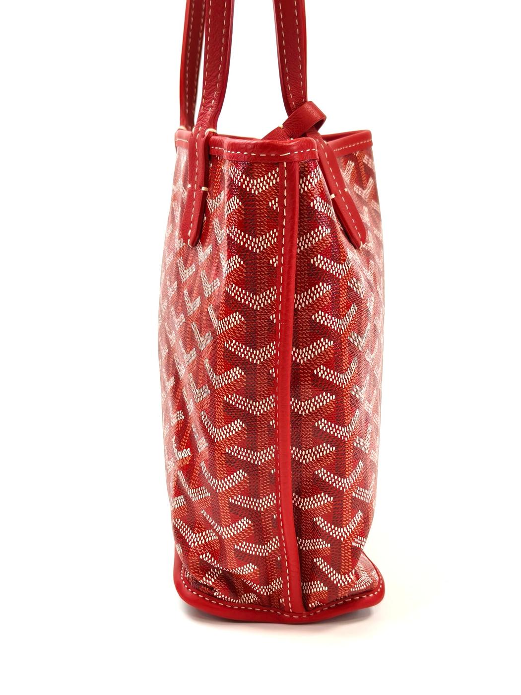 GOYARD ゴヤール ANJOU 安灼丽 托特包 迷你手拿包 红色 管理编号：11487