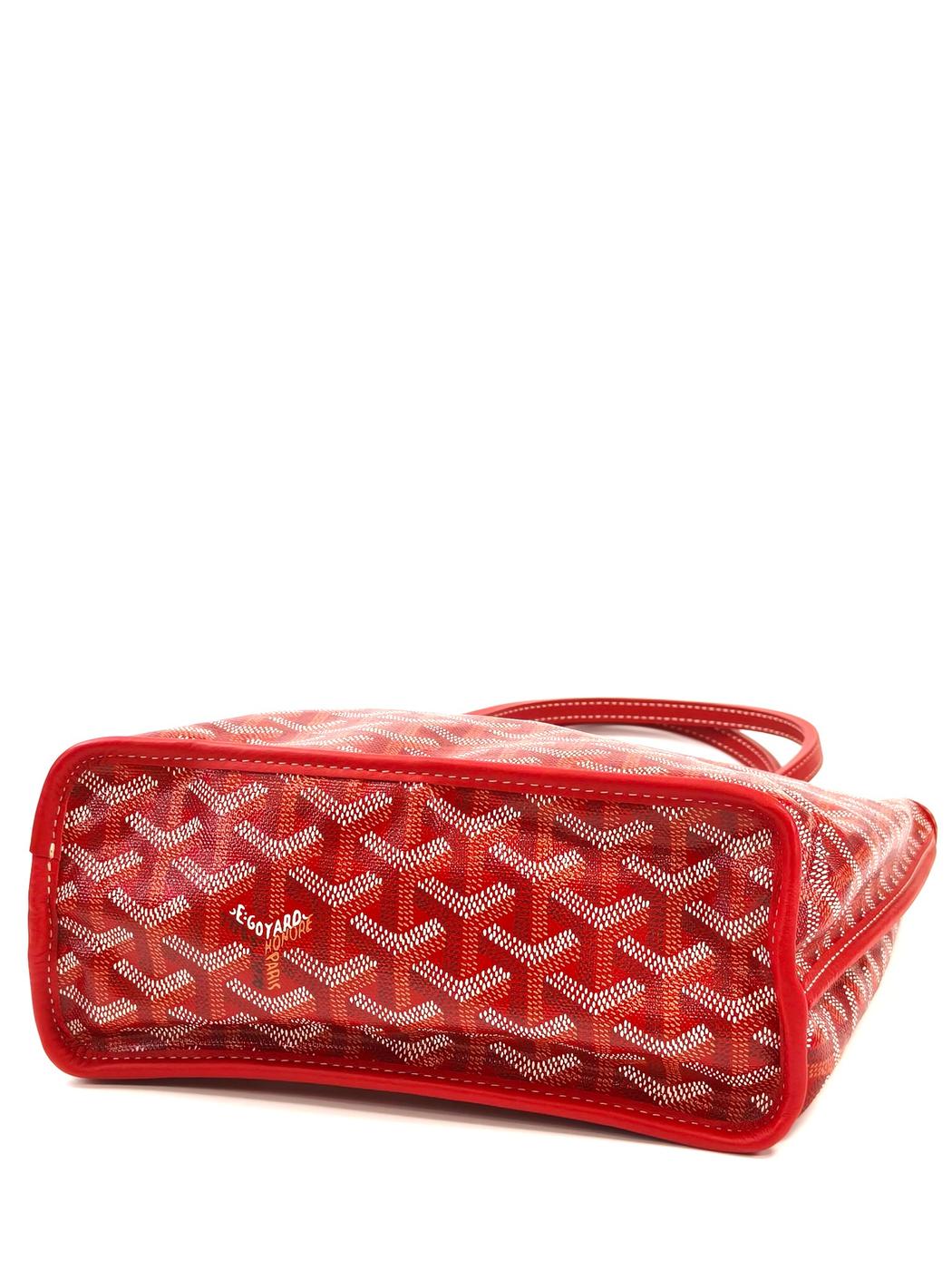 GOYARD ゴヤール ANJOU 安灼丽 托特包 迷你手拿包 红色 管理编号：11487