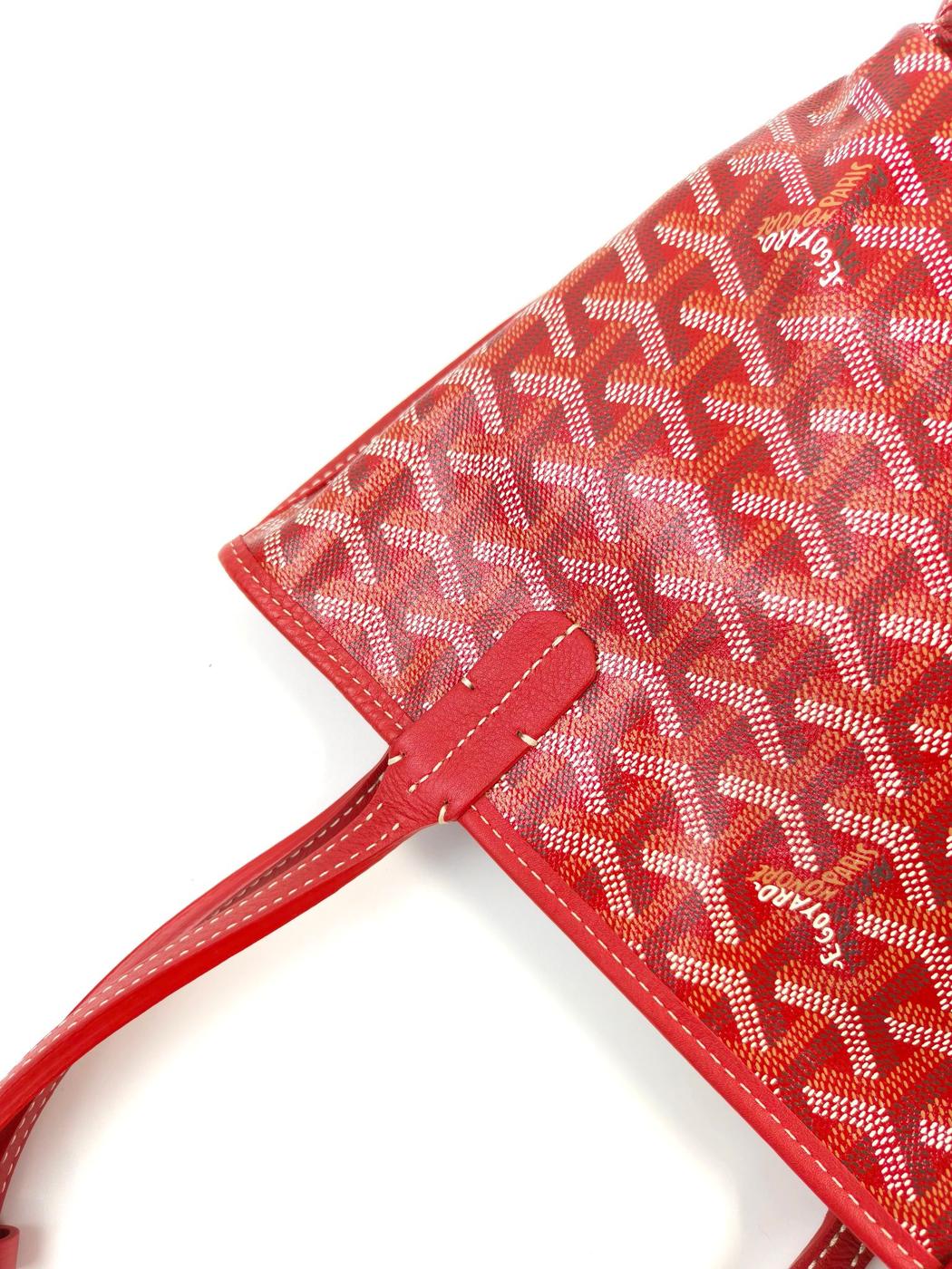 GOYARD ゴヤール ANJOU 安灼丽 托特包 迷你手拿包 红色 管理编号：11487