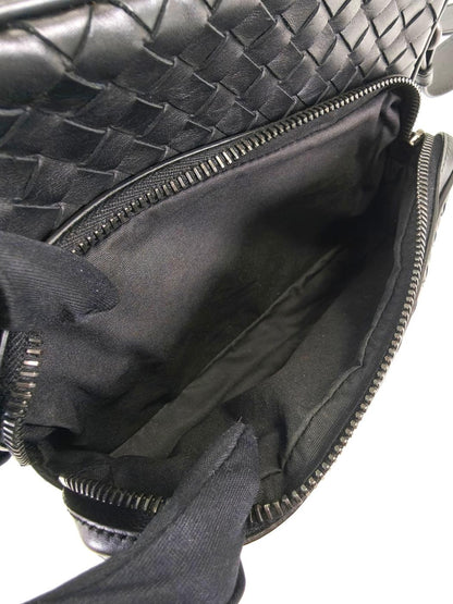 BOTTEGA VENETA ボッテガベネタ イントレチャート ショルダーバッグ ブラック 管理番号：10642