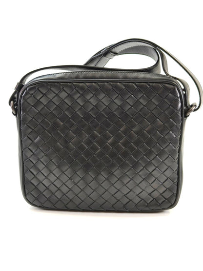 BOTTEGA VENETA ボッテガベネタ イントレチャート ショルダーバッグ ブラック 管理番号：10642
