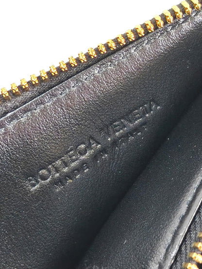 BOTTEGA VENETA Andiamo Zip Card Case Black Model Number: 11639