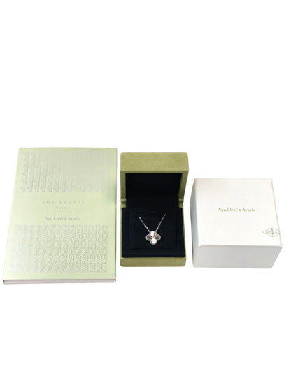 Van Cleef & Arpels Alhambra 玑镂 K18WG 42㎝ 项链 银 管理编号：11874