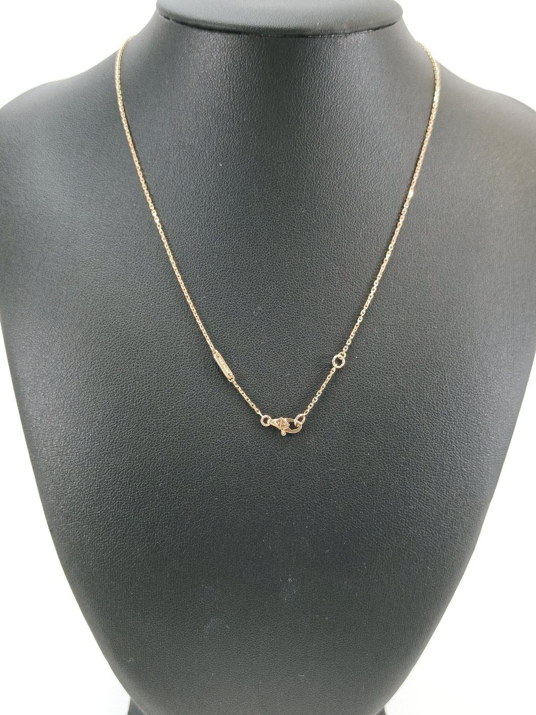 Van Cleef＆Arpels ヴァンクリーフ＆アーペル スウィート アルハンブラ ペンダント ネックレス K18 ホワイト 管理番号：9877