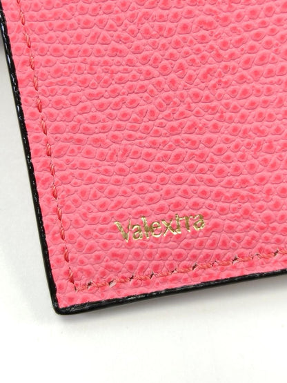 Valextra ISIDE Trifold Compact Wallet Pink Control Number: 11219