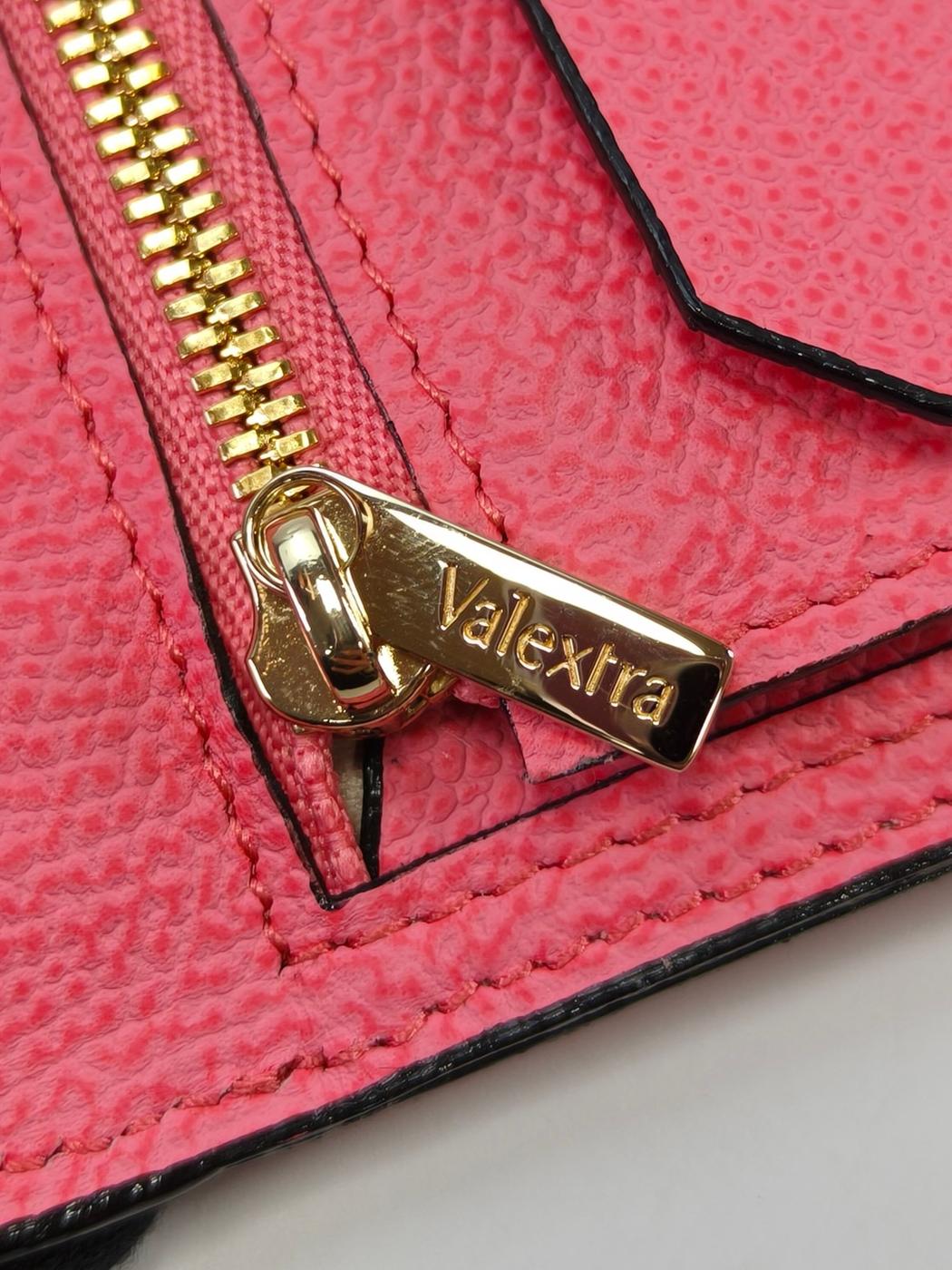 Valextra ISIDE Trifold Compact Wallet Pink Control Number: 11219