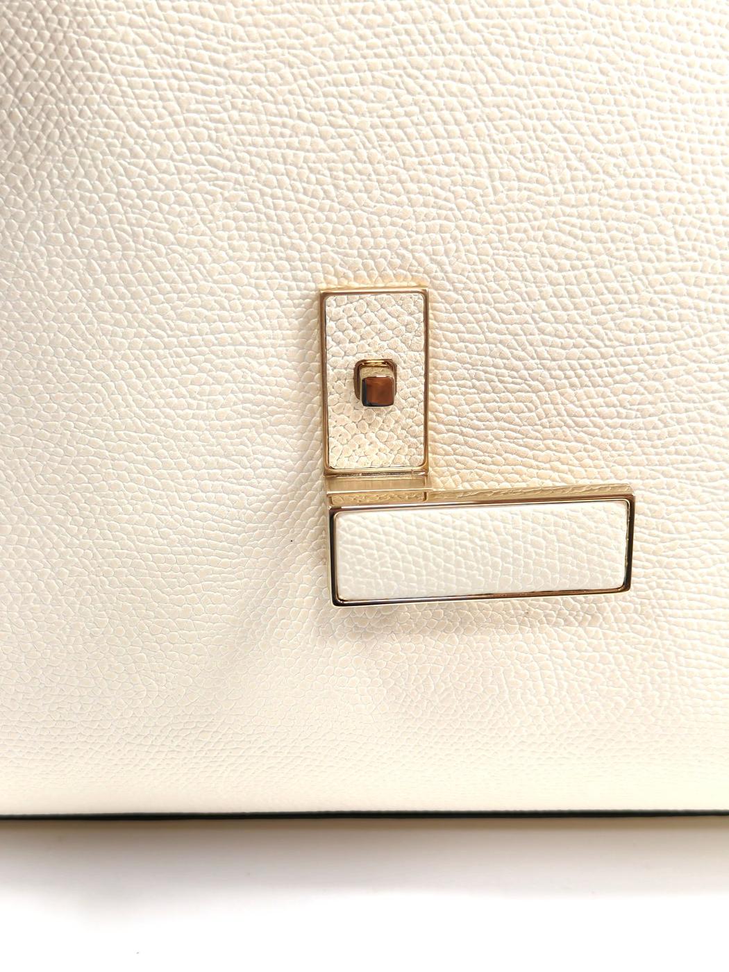 Valextra Mini Iside 2-Way Handbag with Strap White Product number: 11507