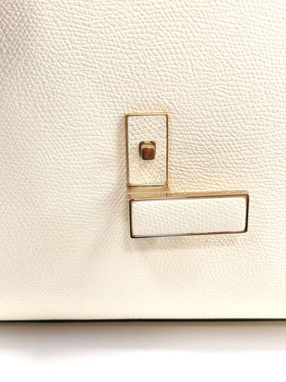 Valextra Mini Iside 2-Way Handbag with Strap White Product number: 11507
