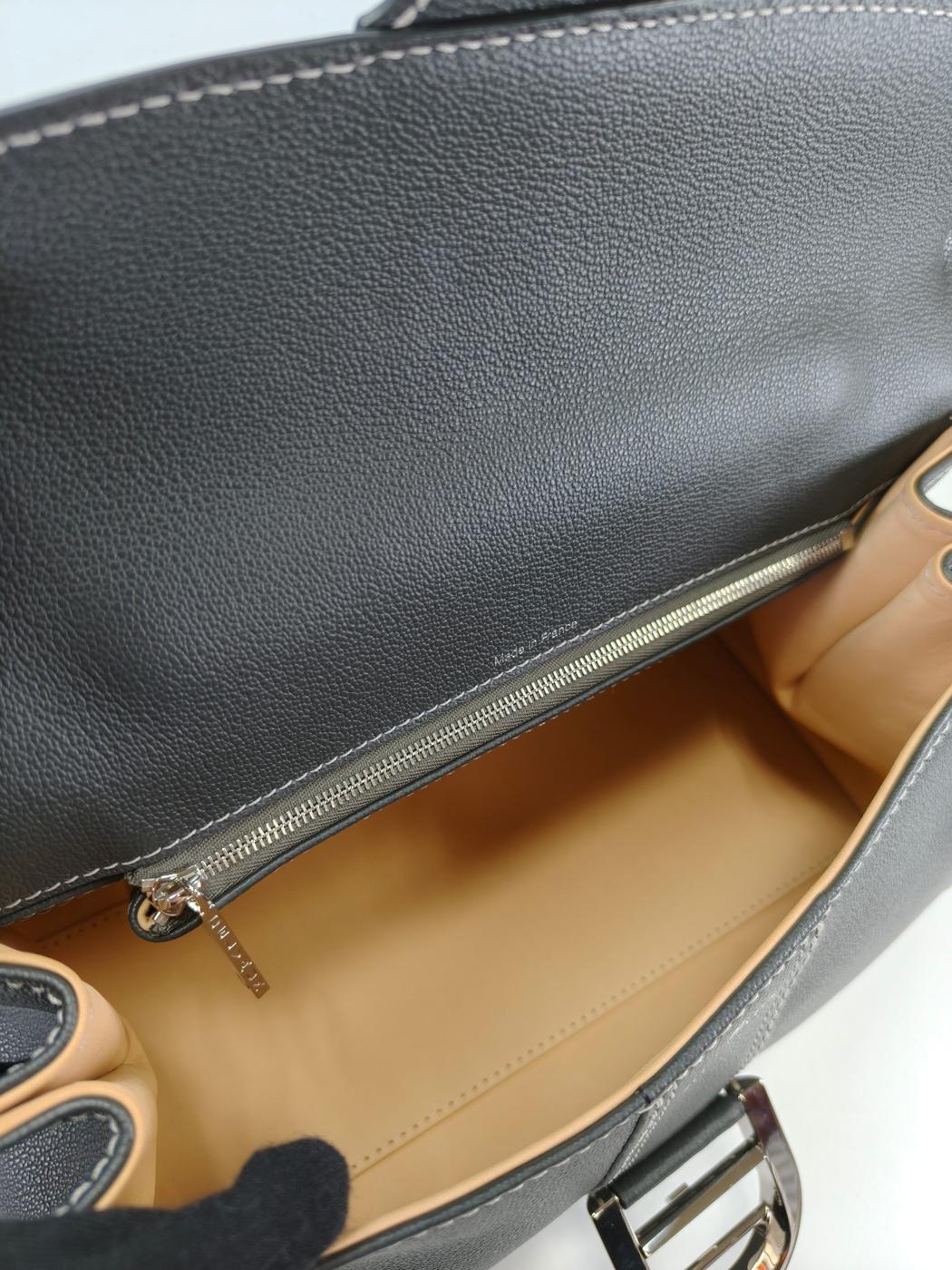 Delvaux Brillant East/West 2-Way Handbag Shoulder Bag Gray Product Number: 11212