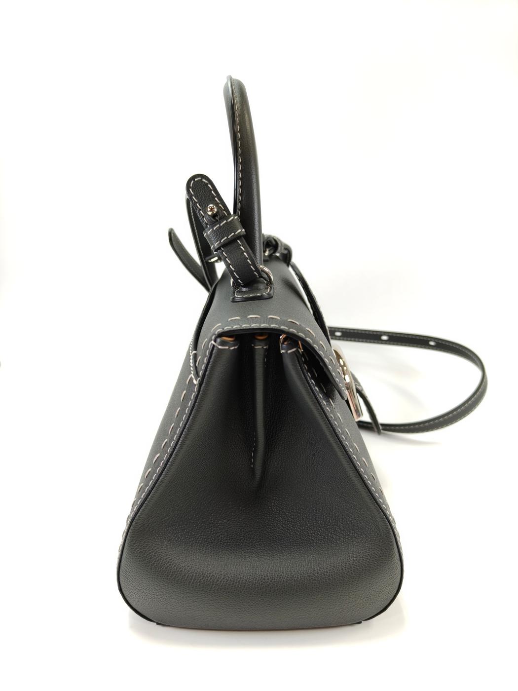Delvaux Brillant East/West 2-Way Handbag Shoulder Bag Gray Product Number: 11212