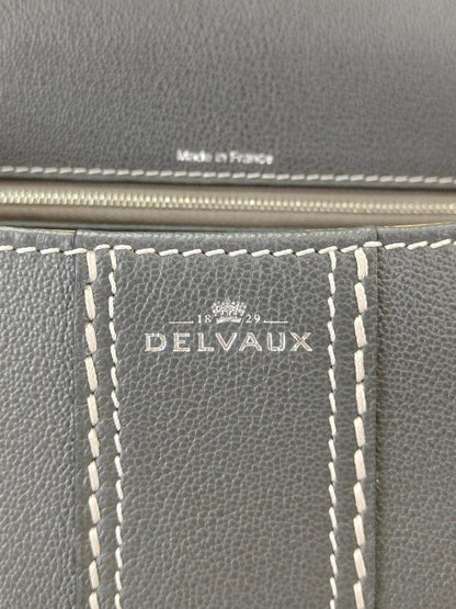 Delvaux Brillant East/West 2-Way Handbag Shoulder Bag Gray Product Number: 11212