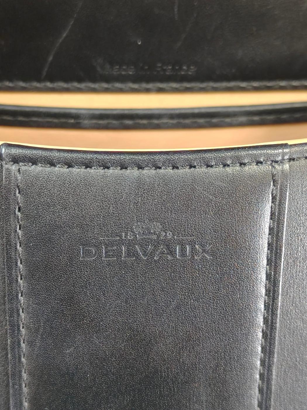 DELVAUX デルヴォー ブリヨン ミニ 2WAY スト付 ハンドバッグ ブラック 管理番号：11528