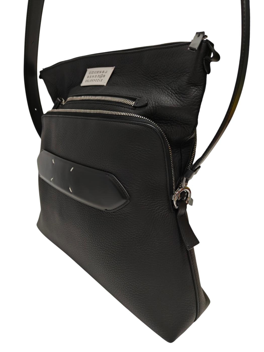 Maison Margiela 5AC Deerskin Shoulder Bag SB1WG0003P476 Black, Control Number: 11855