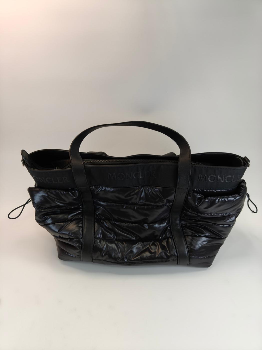 MONCLER モンクレール MOMMY BAG マザーズバッグ トートバッグ ブラック 管理番号：10786