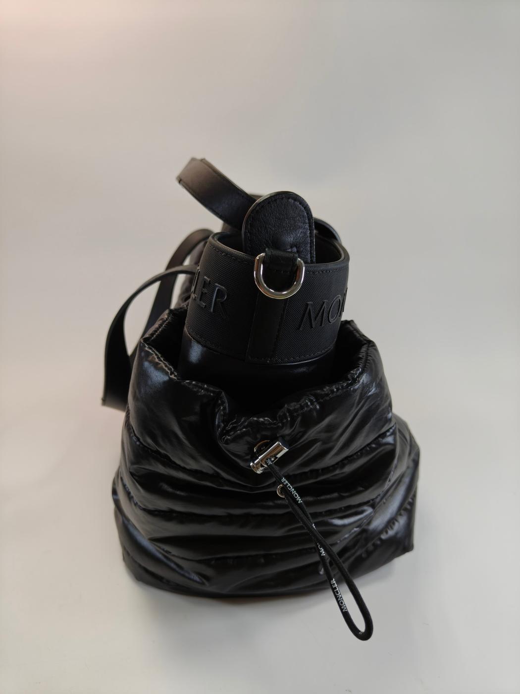 MONCLER モンクレール MOMMY BAG マザーズバッグ トートバッグ ブラック 管理番号：10786