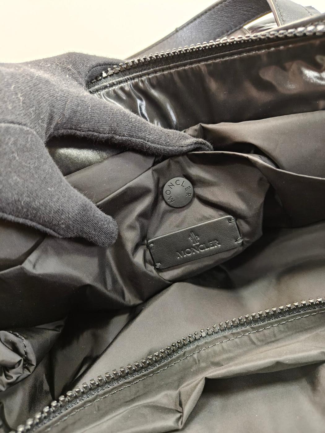 MONCLER モンクレール MOMMY BAG マザーズバッグ トートバッグ ブラック 管理番号：10786